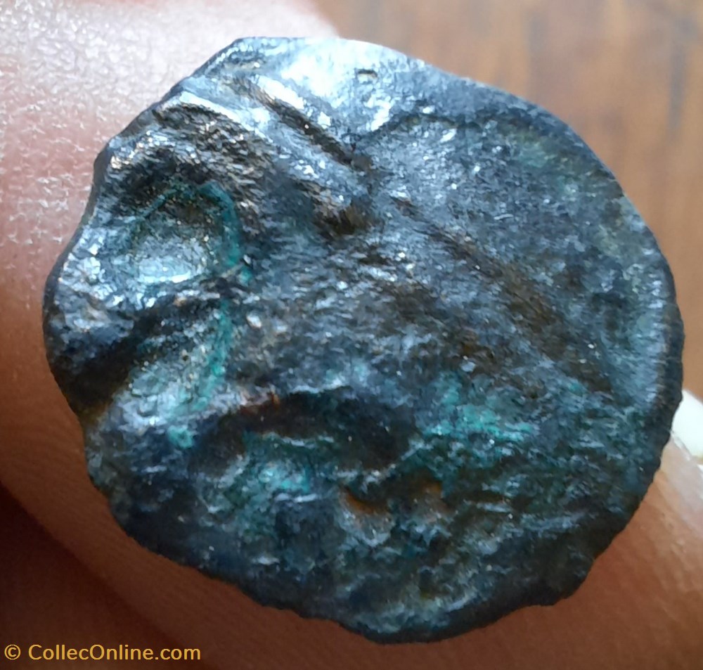 Sequanes a la grosse tete monnaies antiques celtes sequanes a la grosse tete
