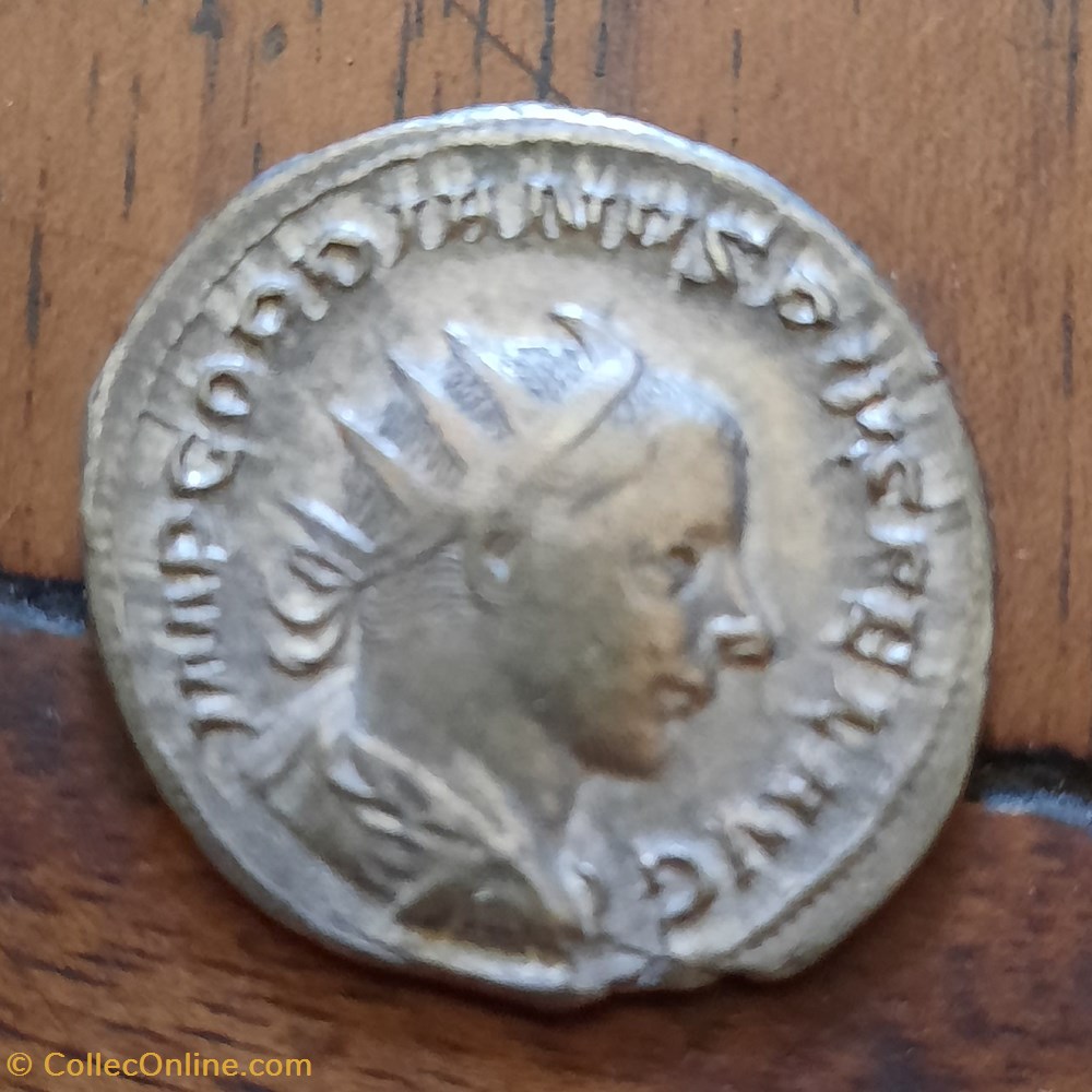 Gordien3 A/Buste radie a d R/Hercule nu debout de face +240-243 D23.2 P4.20 RCV8670 C404 RIC95 monnaie antique av jc ap romaine republicaine imperiale gordien3 a buste radie a d r hercule nu debout de face 240 243 d23 2 p4 20 rcv8670 c404 ric95