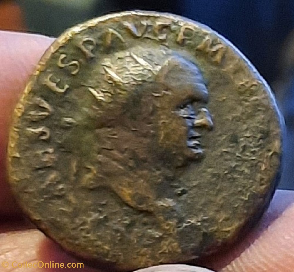 Rome Vespasien monnaies antiques rome vespasien