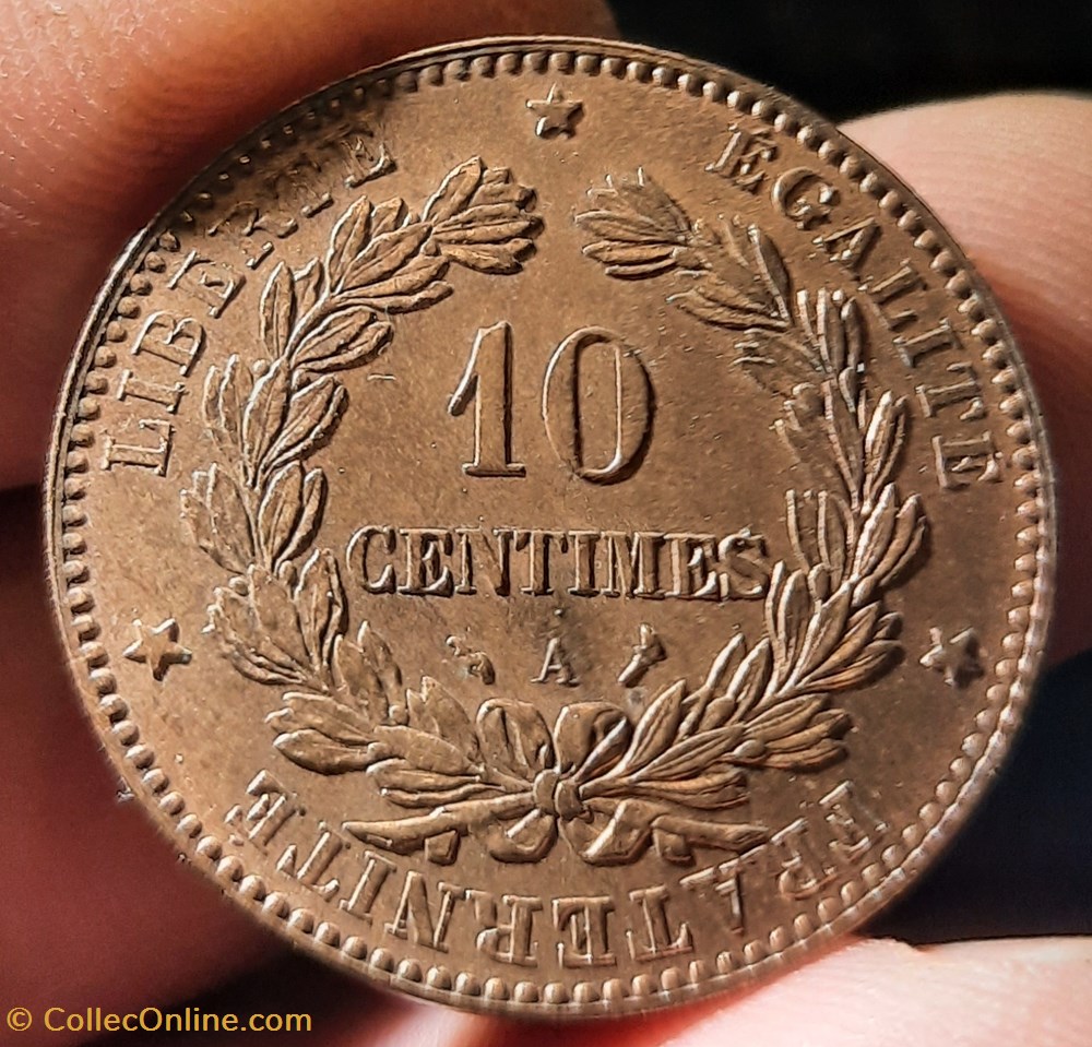 Troisieme Republique A / Tete Ceres ag R /Branches olivier et laurier D 30.2 P10.03g F135/44 monnaies france modernes troisieme republique a tete ceres ag r branches olivier et laurier d 30 2 p10 03g f135 44