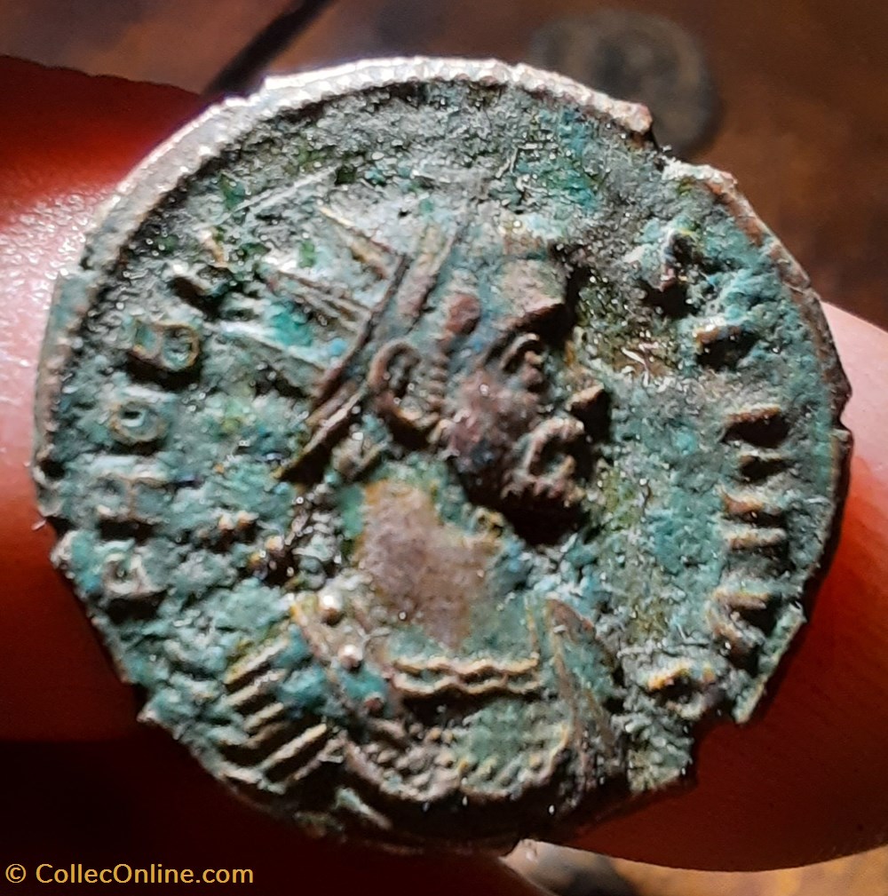 Probus A / Buste radie a d R /Empereur a cheval a g 278:282 D21 P 3.84g RIC155? monnaies antiquite av jc ap romaines republicaines imperiales probus a buste radie a d r empereur a cheval a g 278 282 d21 p 3 84g ric155