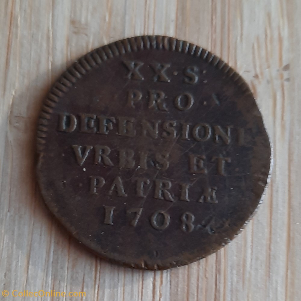 A /Armes du Marechal de Bouffiers R / Six lignes D 29.9 P 7.38g BD 2313 DR 048 monnaie france royale a armes du marechal de bouffiers r six lignes d 29 9 p 7 38g bd 2313 dr 048