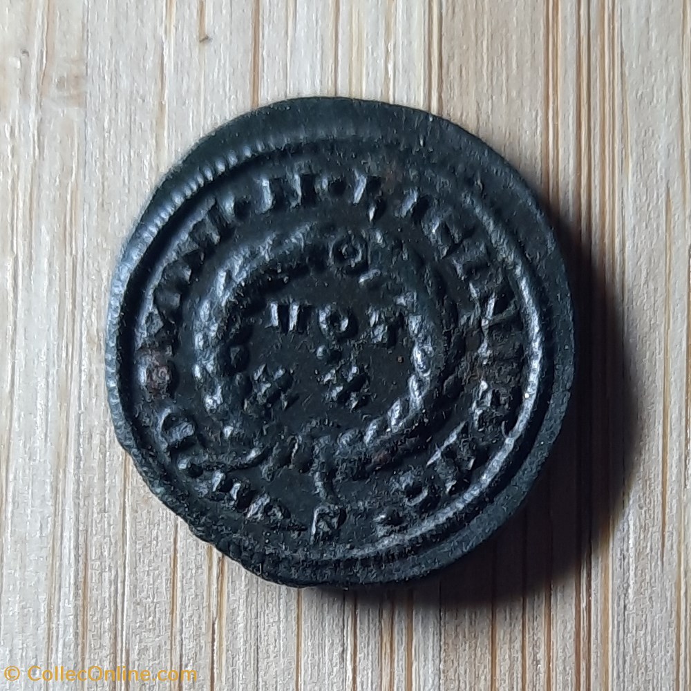 Licinius 1 A/ Tete lauree a d R /Couronne D 19.8 P 2.94g RIC 86 RCV 15345 monnaie antique av jc ap romaine republicaine imperiale licinius 1 a tete lauree a d r couronne d 19 8 p 2 94g ric 86 rcv 15345