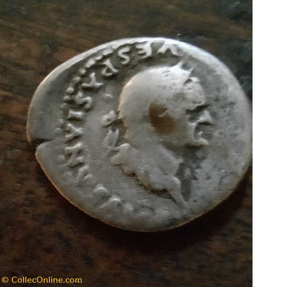 Vespasien A/Tete lauree a d R/Truie a g et 3 porcelets D18 P2.87g RCV 2292 C 213 RIC 109 monnaie antique av jc ap romaine republicaine imperiale vespasien a tete lauree a d r truie a g et 3 porcelets d18 p2 87g rcv 2292 c 213 ric 109