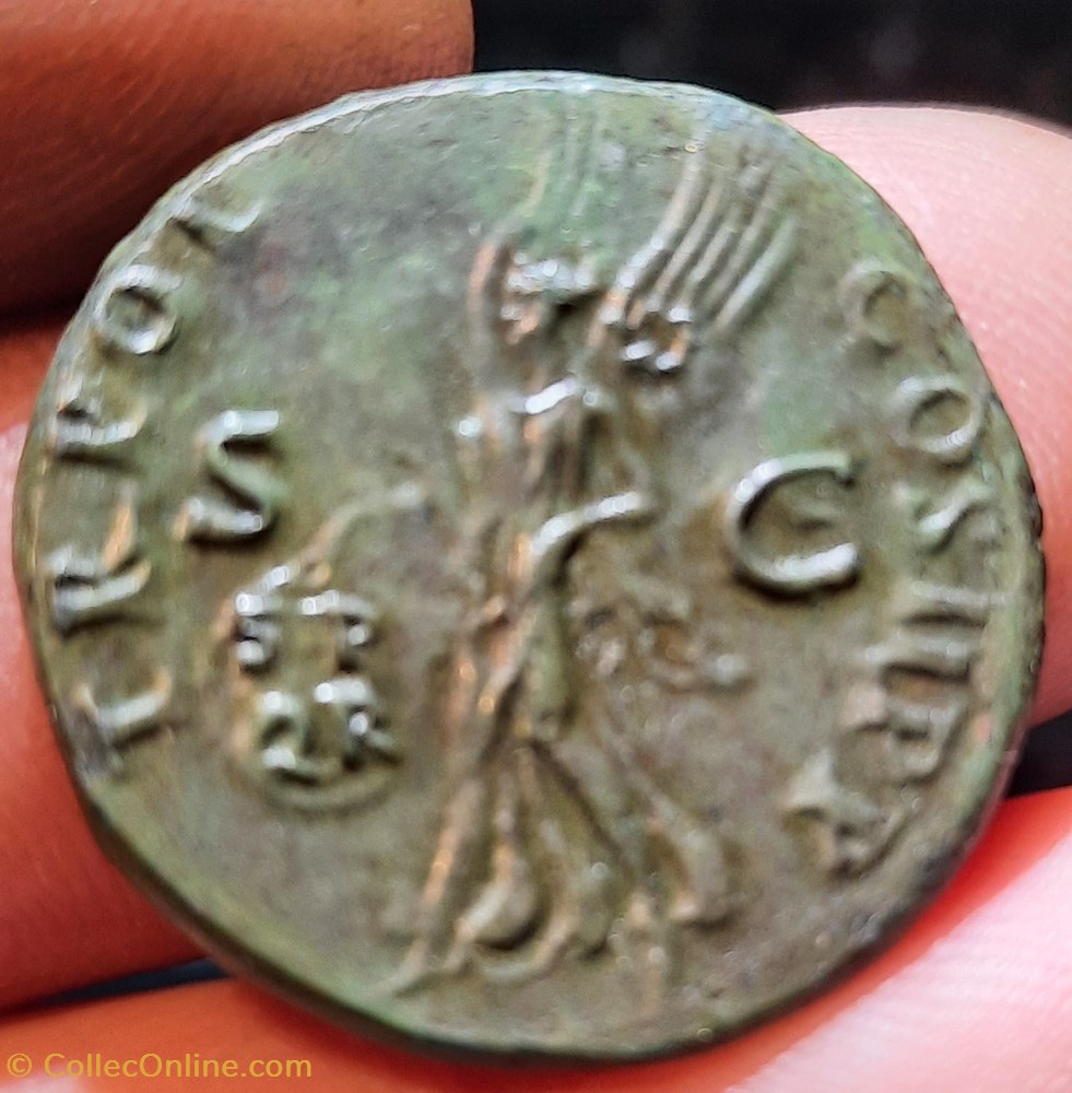 Trajan A / Buste laure a d R/Victoire volant a g D 26.2 P10.28g C614 RIC 395 monnaies antiquite av jc ap romaines republicaines imperiales trajan a buste laure a d r victoire volant a g d 26 2 p10 28g c614 ric 395