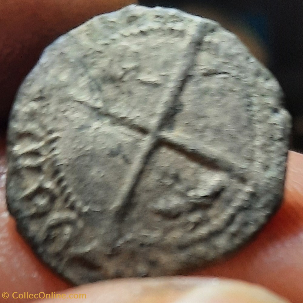 Eustache de Levis A/ PROS R/Croix avec aigle et mitre dans canton D18 P0.77g PA4117 monnaies france feodales eustache de levis a pros r croix avec aigle et mitre dans canton d18 p0 77g pa4117