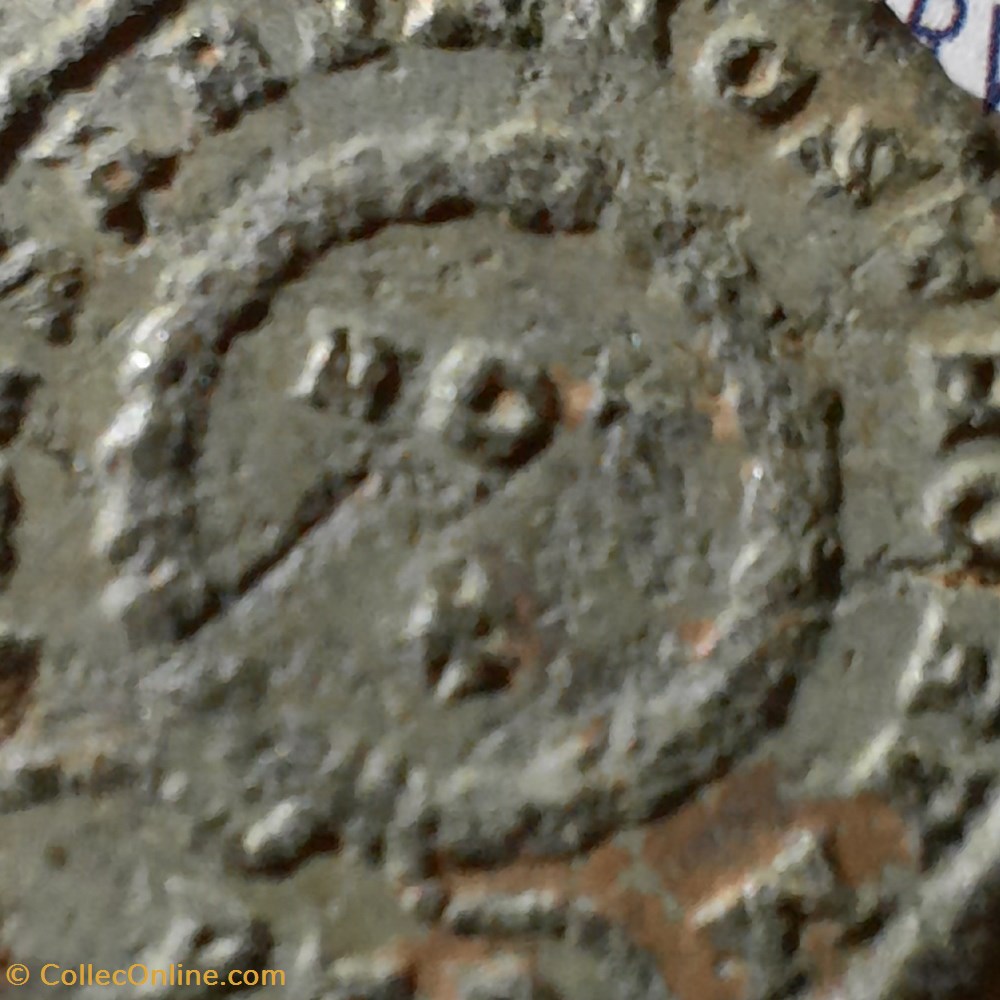 Crispus A / Tete lauree a d R / Legende dans couronne +323+324 D20 P3.20g RIC INCONNUE monnaie antique av jc ap romaine republicaine imperiale crispus a tete lauree a d r legende dans couronne 323 324 d20 p3 20g ric inconnue