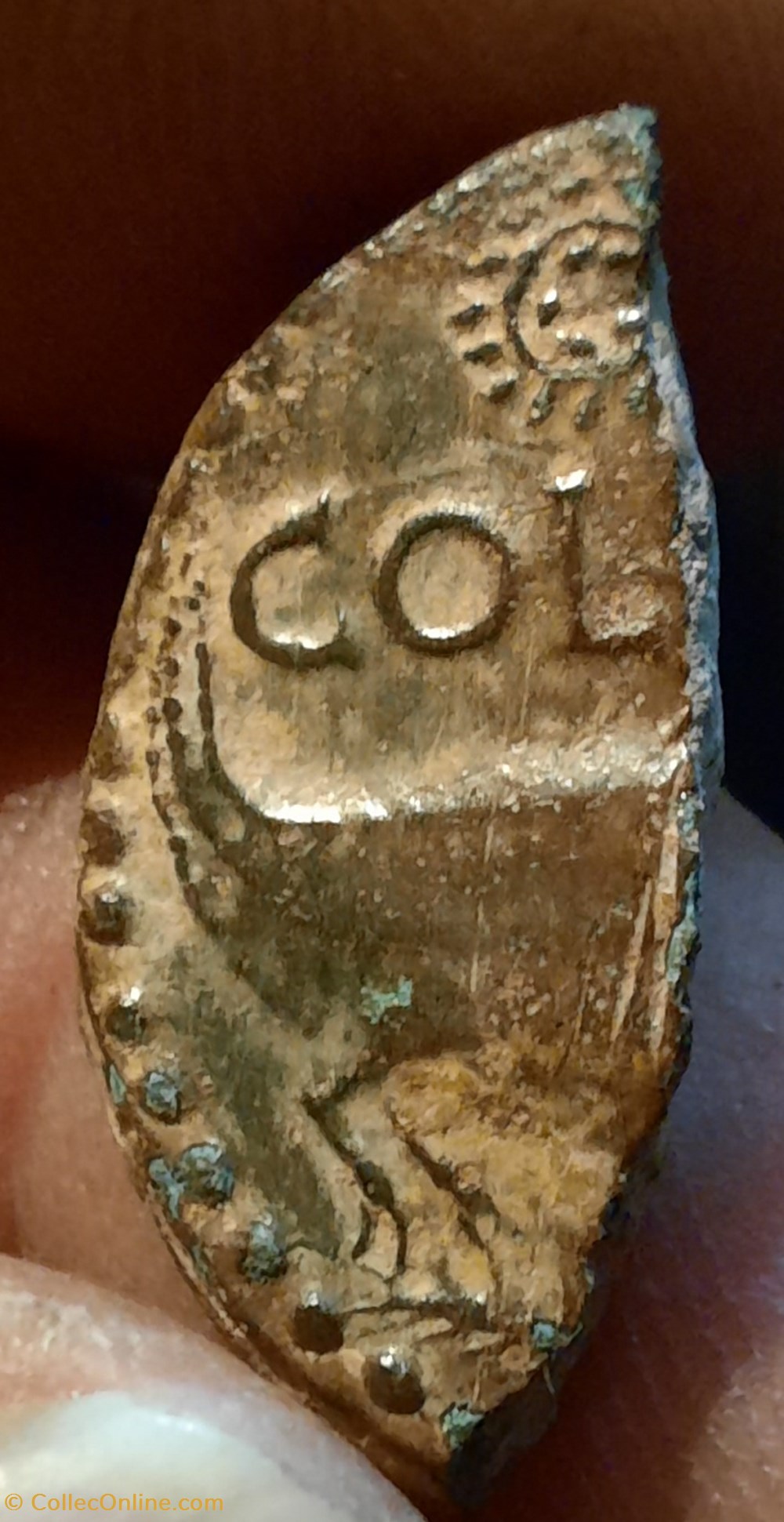 Nimes demi dupondius A/Tete Auguste a d R/Crocodile -9-3 D25 P 4.81g monnaies antiquite av jc ap romaines provinciales nimes demi dupondius a tete auguste a d r crocodile 9 3 d25 p 4 81g