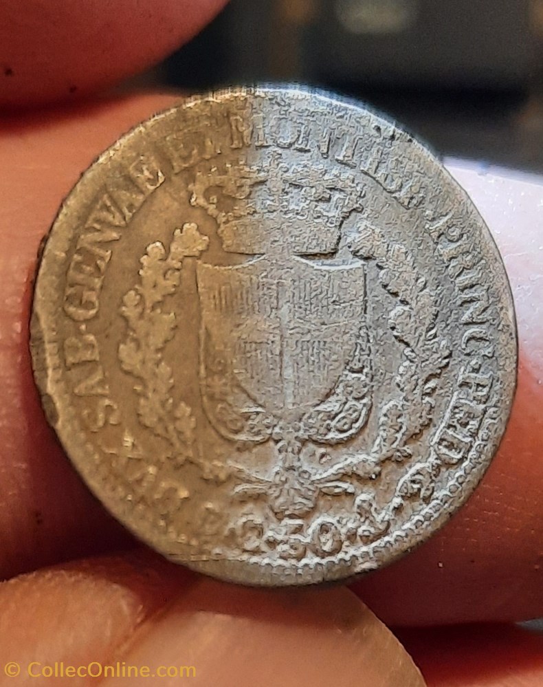 Charles Felix A/Tete a d R/ Ecu D18 P2.34g Mont 114 monnaies monde italie charles felix a tete a d r ecu d18 p2 34g mont 114