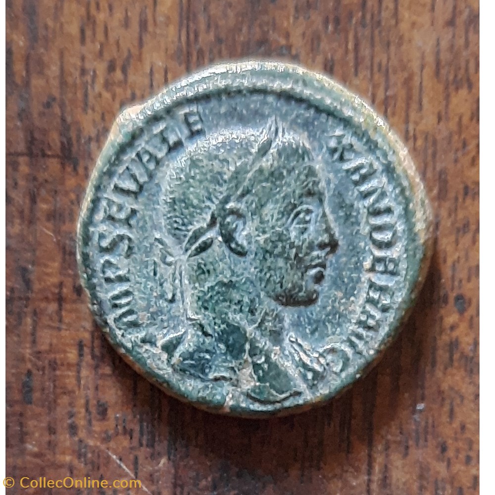 Alexandre Severe A/Buste laure a d R Alexandre dand uadrige a d D25.6 P12.34 RCV8080 C 379 RIC498 monnaie antique av jc ap romaine republicaine imperiale alexandre severe a buste laure a d r alexandre dand uadrige a d d25 6 p12 34 rcv8080 c 379 ric498