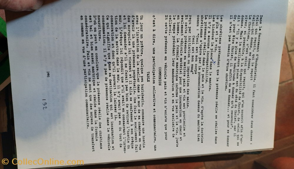 livres bd revues manuscrit dactylographie avant impression original de frere antoine hermite de roquebrune 83