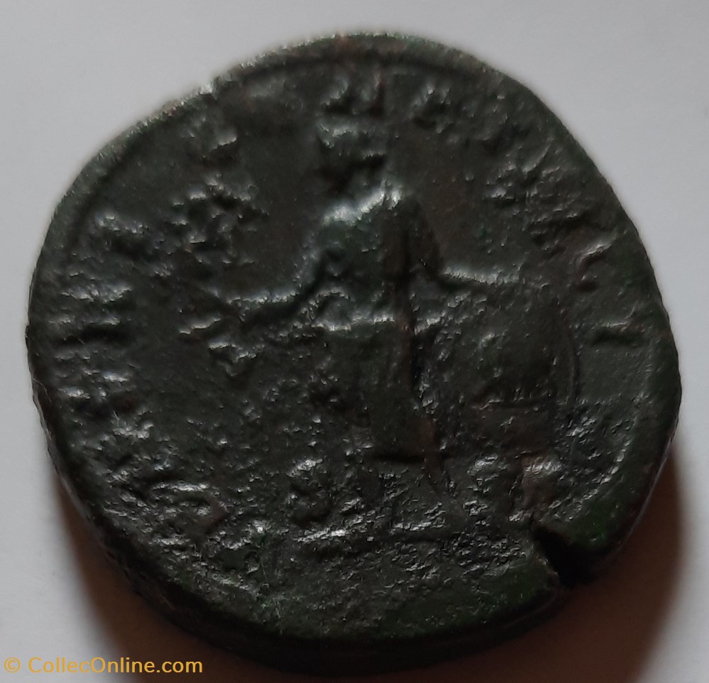 Faustine la Jeune A / Tete a d R/Venus debout a g +161+175 D32 P 27.39g RIC 1681 C242 RCV5286 monnaie antiquite av jc ap romaine republicaine imperiale faustine la jeune a tete a d r venus debout a g 161 175 d32 p 27 39g ric 1681 c242 rcv5286