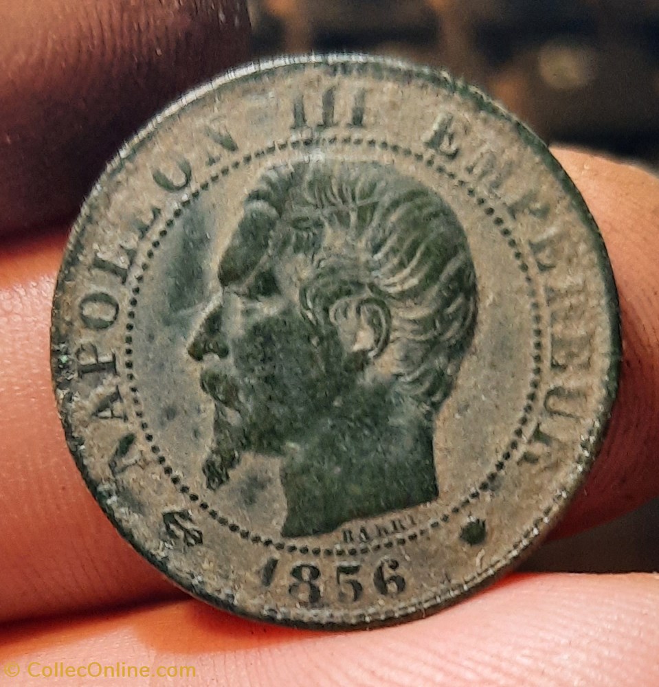 Napoleo 3 A/Tete nue a g R/Aigle D25.3 P4.86g F116/35 monnaies france modernes napoleo 3 a tete nue a g r aigle d25 3 p4 86g f116 35