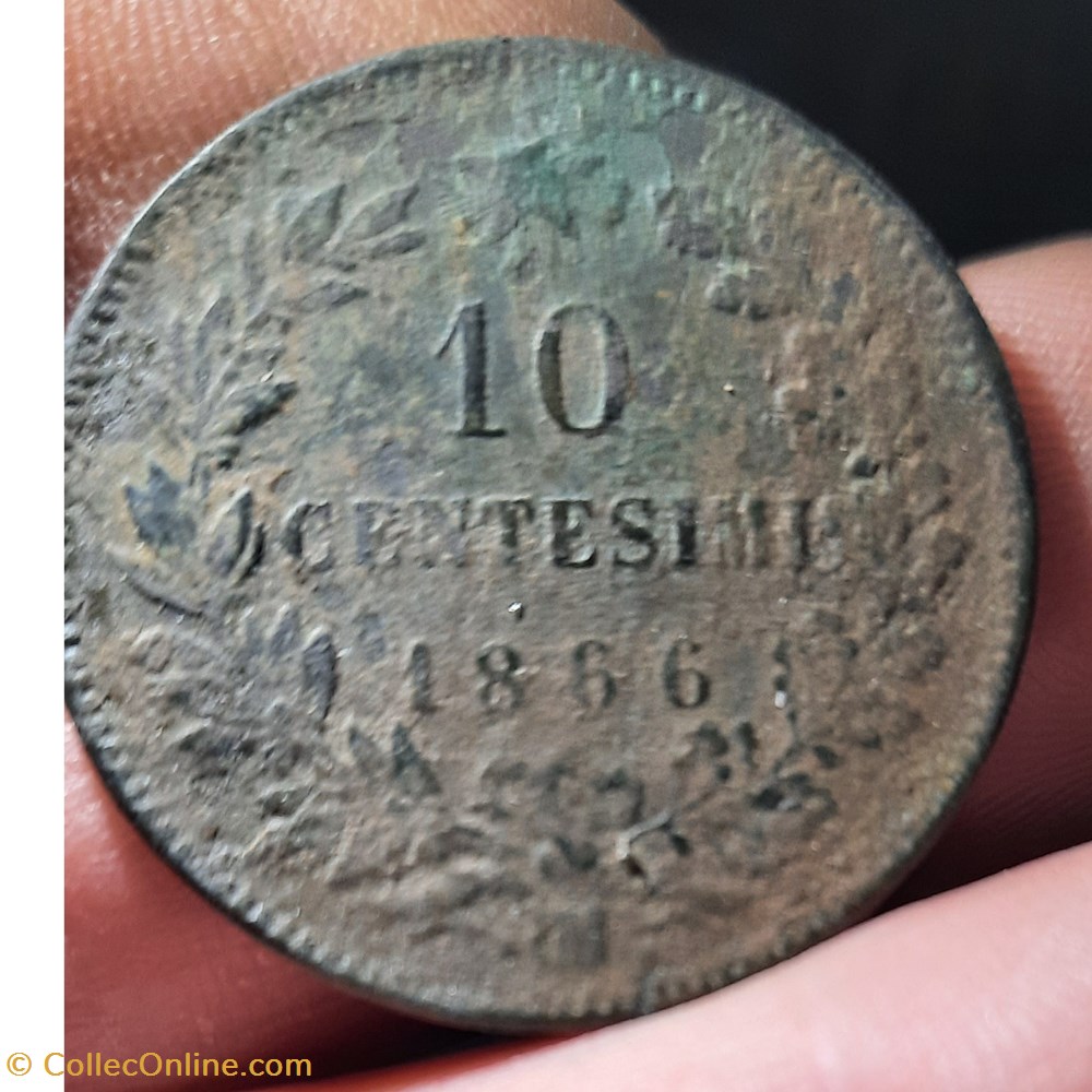 Victor Emmanuel 2 A / Tete nue a g R / Legende en 3 lignes D30.3 P10.15g KM 19/11.5 monnaies monde italie victor emmanuel 2 a tete nue a g r legende en 3 lignes d30 3 p10 15g km 19 11 5