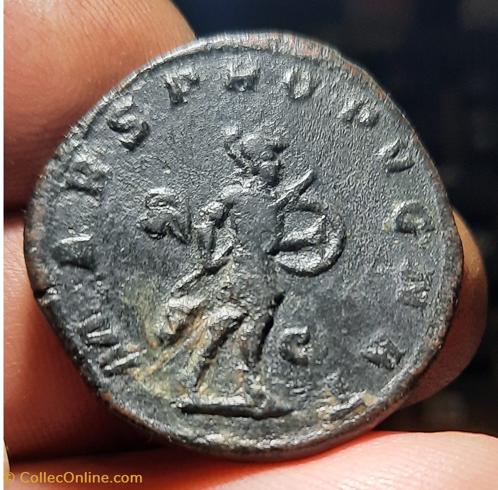 Gordien 3 A/ Tete lauree a d R/ Mars combattant a d D30 P20.23g C157 RIC 332a RCV 8718 monnaies antiquite av jc ap romaines republicaines imperiales gordien 3 a tete lauree a d r mars combattant a d d30 p20 23g c157 ric 332a rcv 8718
