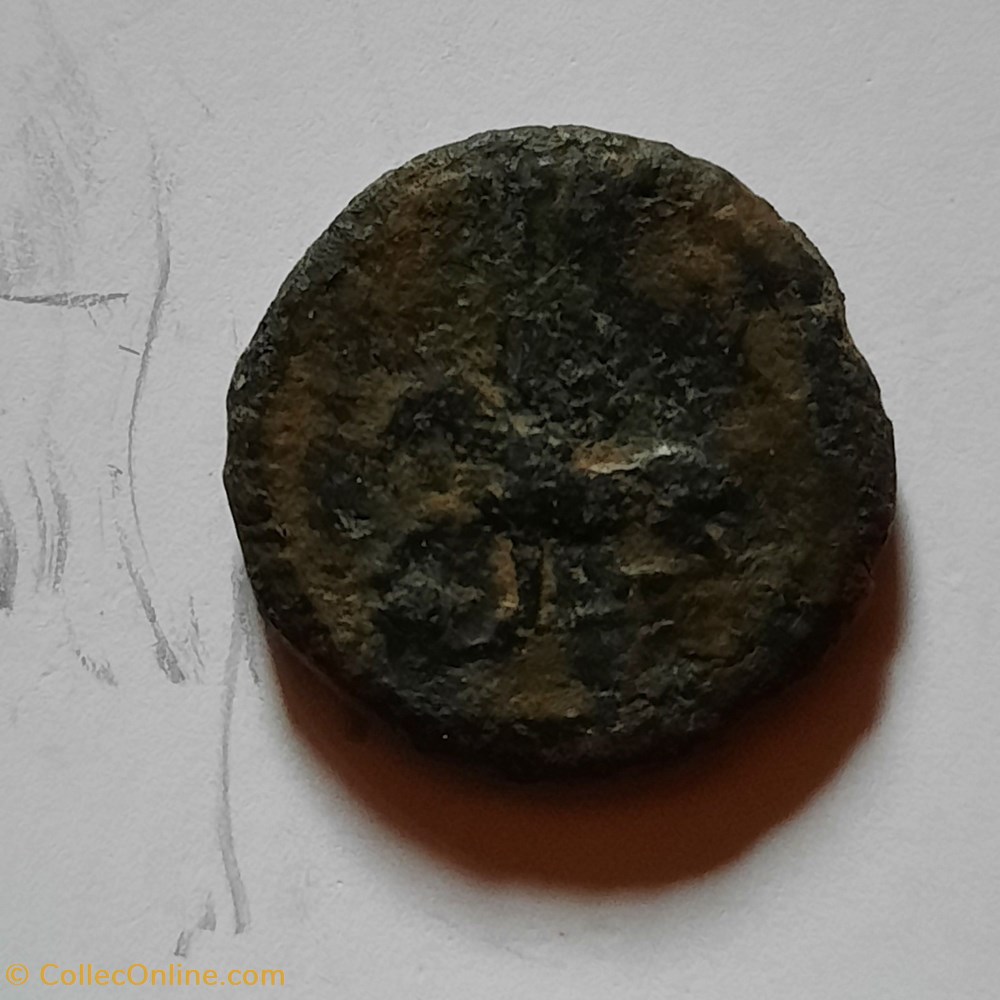 Domitien A /Griffon a d R /Trepied +81+96 D16.2 P .2.63g RCV 2926 monnaie antique av jc ap romaine republicaine imperiale domitien a griffon a d r trepied 81 96 d16 2 p 2 63g rcv 2926