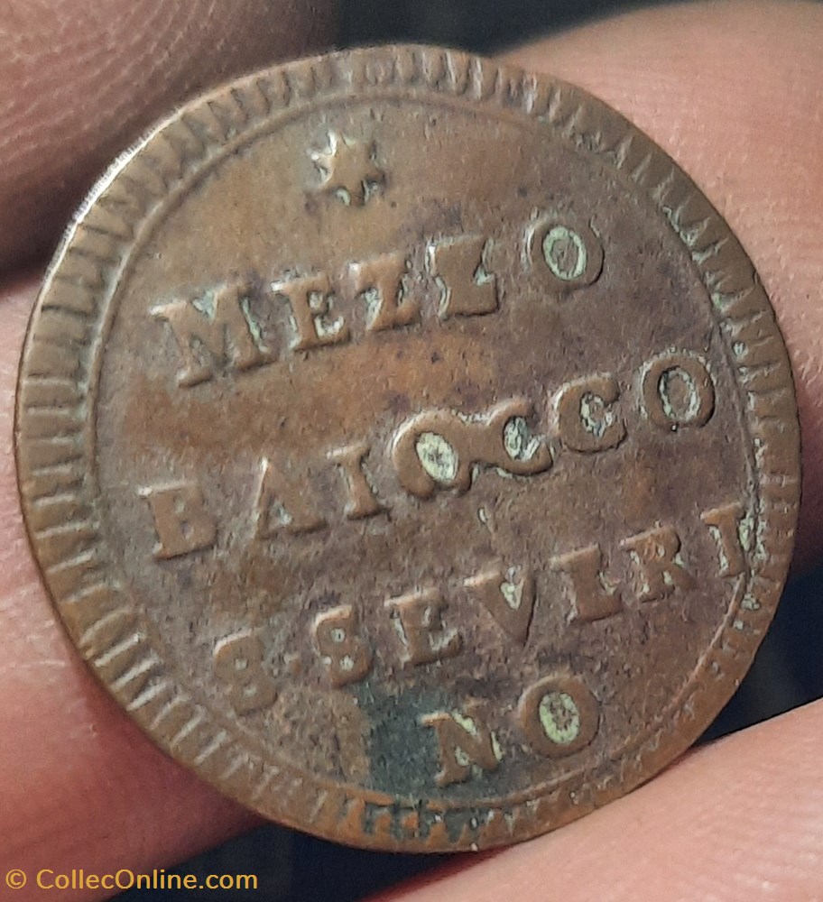 Etat Pontifical A / Armoirie R / Legende sur 4 lignes +17551799 D24.2 P3.28g monnaies monde saint siege etat pontifical a armoirie r legende sur 4 lignes 17551799 d24 2 p3 28g