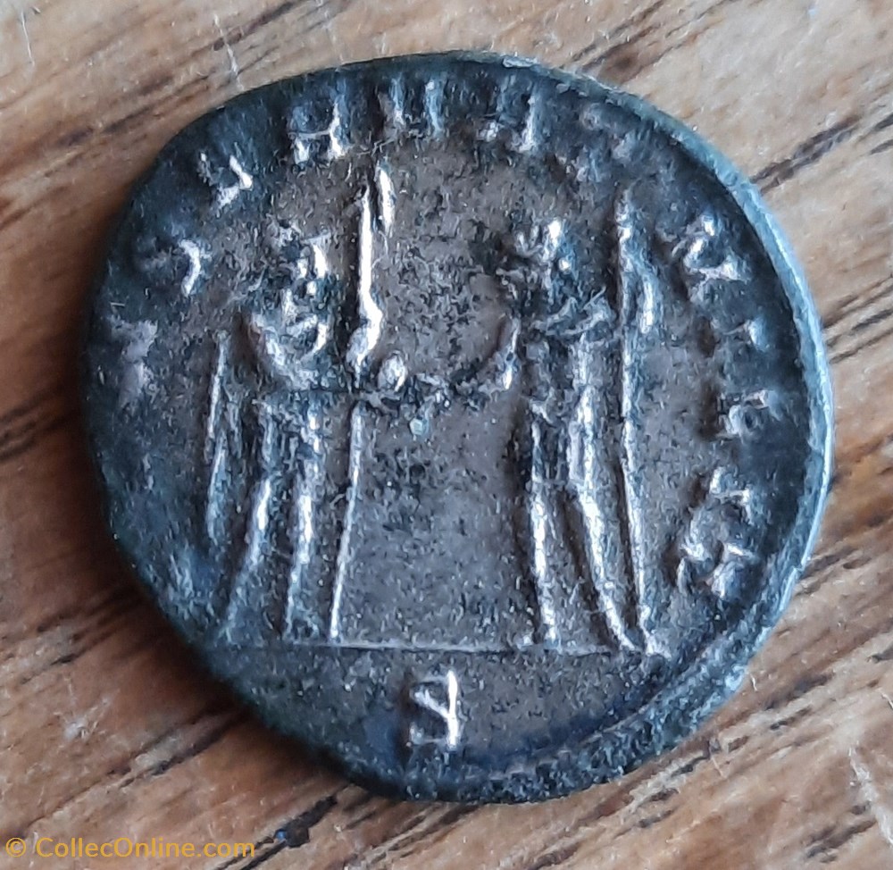 Tacite A / Buste radie a d R /Empereur et Jupiter face a face D 21.1 P3.73g RIC 193 (R3) 25 monnaie antiquite av jc ap romaine republicaine imperiale tacite a buste radie a d r empereur et jupiter face a face d 21 1 p3 73g ric 193 r3 25