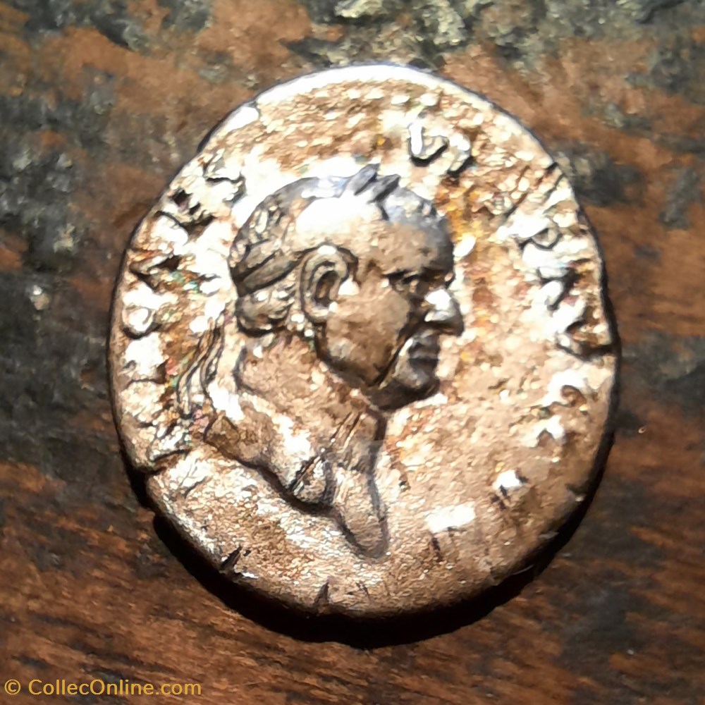 Vespasien ATete lauree a d R/La Sante assise a g D19.5 3.25g RCV 2307 C 431 RIC 67 monnaie antique av jc ap romaine republicaine imperiale vespasien atete lauree a d r la sante assise a g d19 5 3 25g rcv 2307 c 431 ric 67