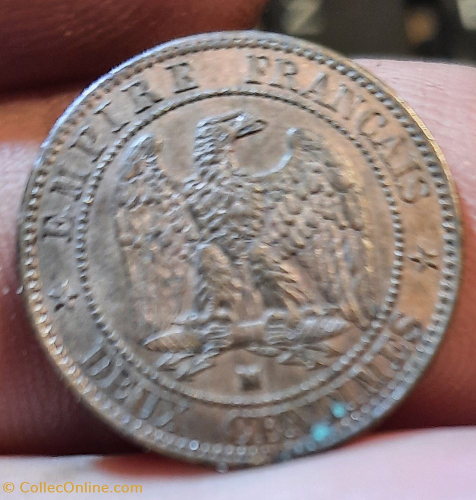 Napoleon 3 A/Tete nue a g R/Aigle D20 P 2.04g F107.42 monnaies france modernes napoleon 3 a tete nue a g r aigle d20 p 2 04g f107 42