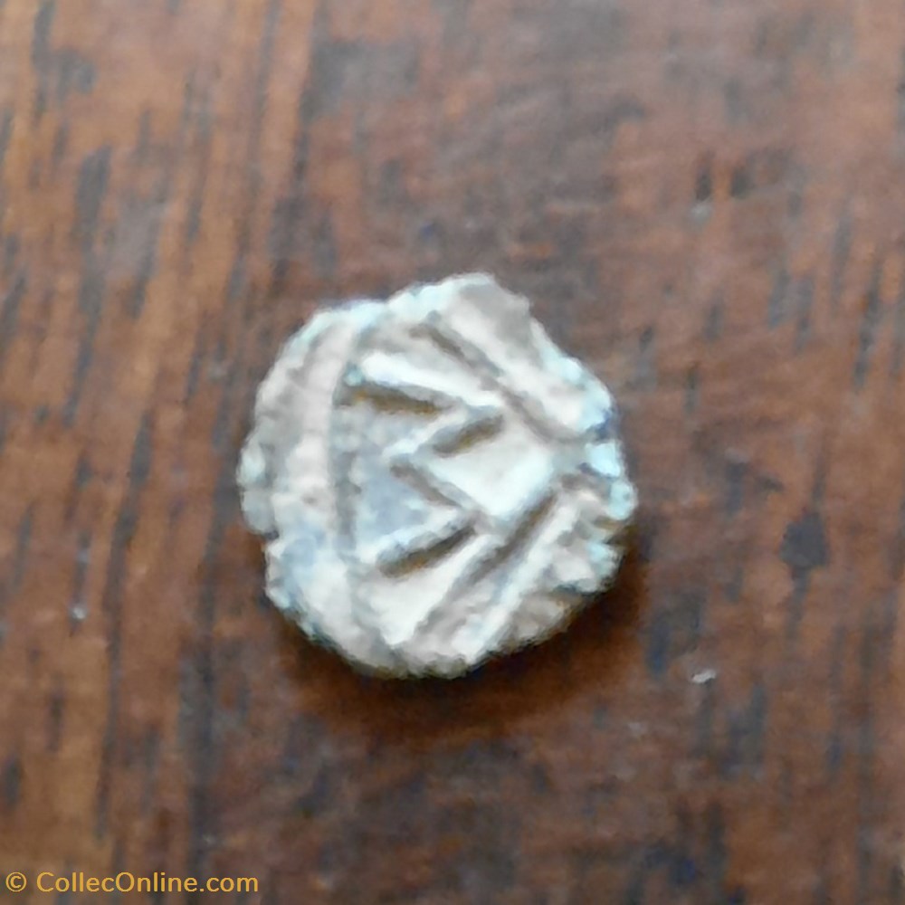monnaie antique av jc ap gauloise marseille peri massaliete nimes a tete a g r roue ma 75 25 d7 7 p0 32g feugere