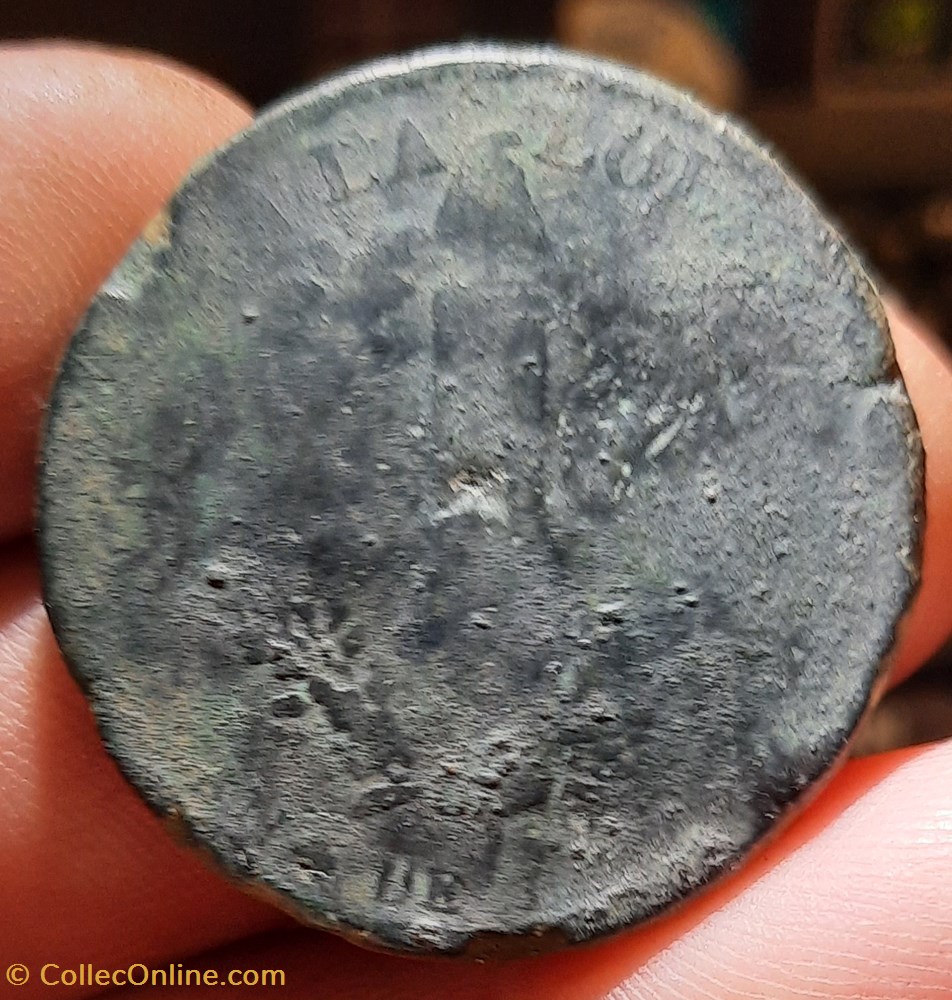 Louis XVI A/Tete nue a d R/Couronne de chene , faisceau D34.5 P18.63g C2249 DY2722 R37/33 monnaies france modernes louis xvi a tete nue a d r couronne de chene faisceau d34 5 p18 63g c2249 dy2722 r37 33