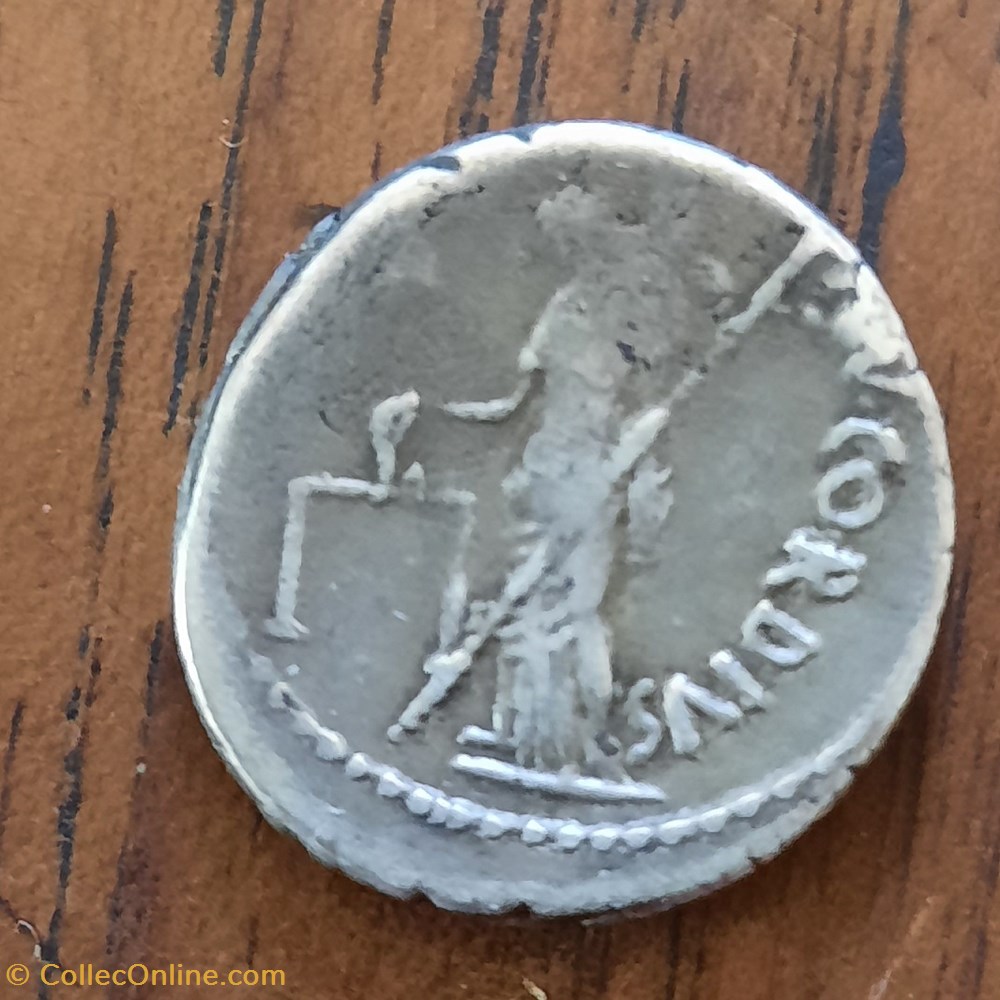 Cordia A/Tetes Dioscures R/Venus debout a g D18 P3.70g RCV440 RRC 463/1Aa monnaie antique av jc ap romaine republicaine imperiale cordia a tetes dioscures r venus debout a g d18 p3 70g rcv440 rrc 463 1aa