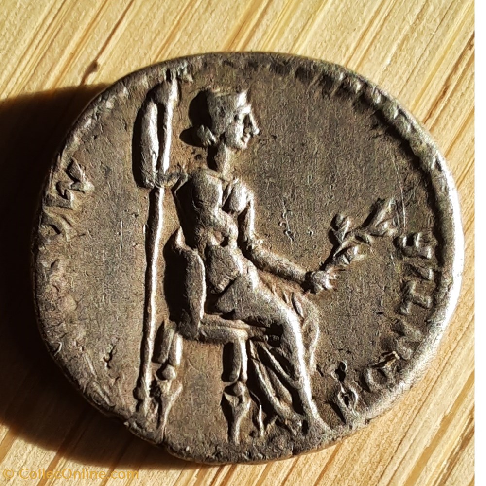 Tibere A / Tete lauree a d R/Livie assise a d +22+30 D17.7 P3.72g RCV763 C16 RIC 30 monnaie antique av jc ap romaine republicaine imperiale tibere a tete lauree a d r livie assise a d 22 30 d17 7 p3 72g rcv763 c16 ric 30
