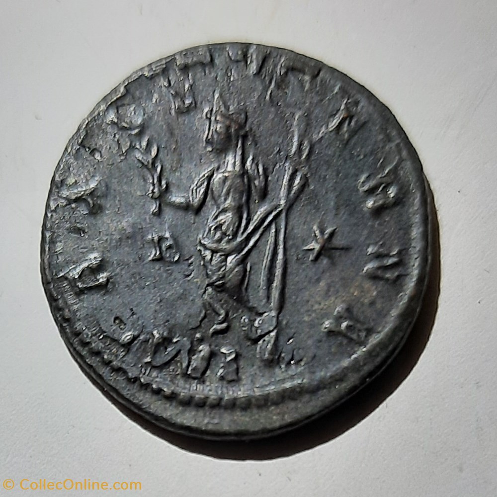 Tacite A / Buste radie a d R / Paix debout a g D 21.9 P3.98g ric 33 c 64 monnaie antique av jc ap romaine republicaine imperiale tacite a buste radie a d r paix debout a g d 21 9 p3 98g ric 33 c 64