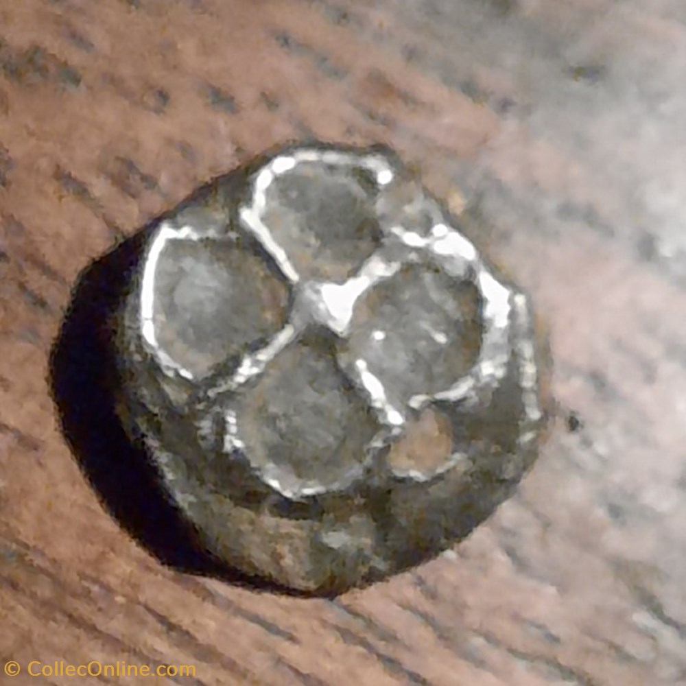 Marseille A/Tete du Lacydon a d R/ Roue a rayons extremite pattee -425-400 D8.6 P0.87 Feugere OBM5d monnaie antique av jc ap gauloise marseille a tete du lacydon a d r roue a rayons extremite pattee 425 400 d8 6 p0 87 feugere obm5d