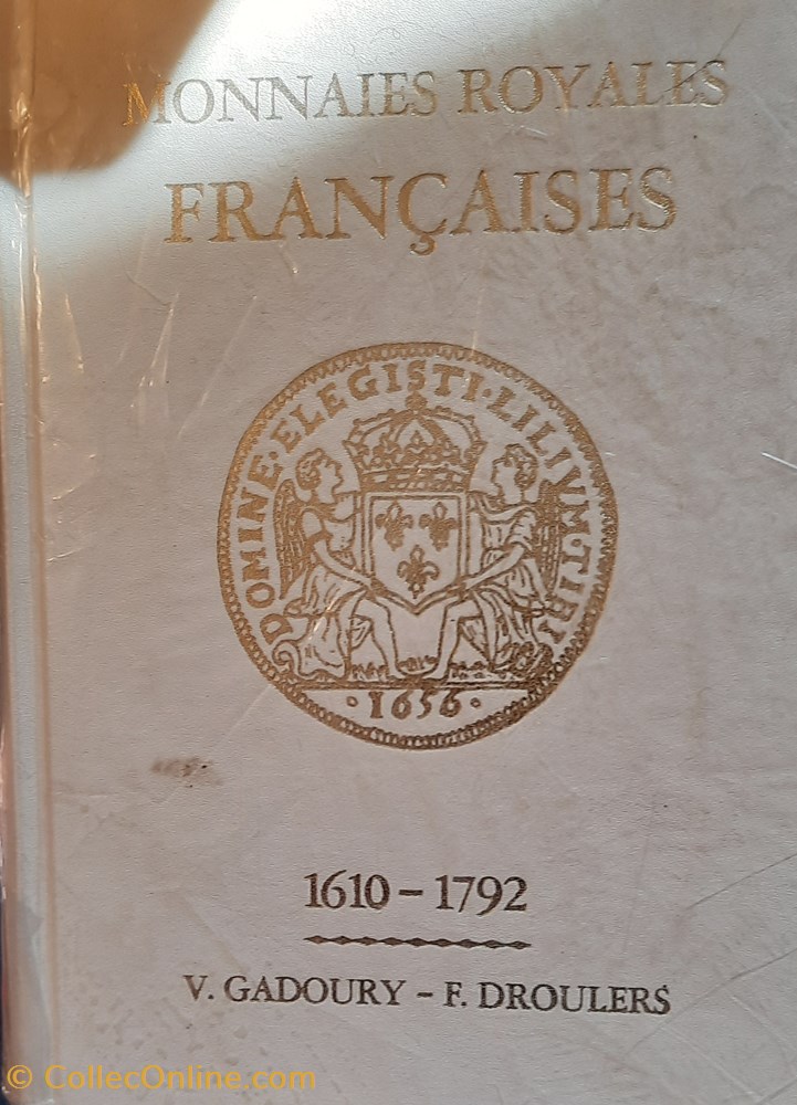 livres bd revues monnaies royales francaises par victor gadoury et droulers 1978
