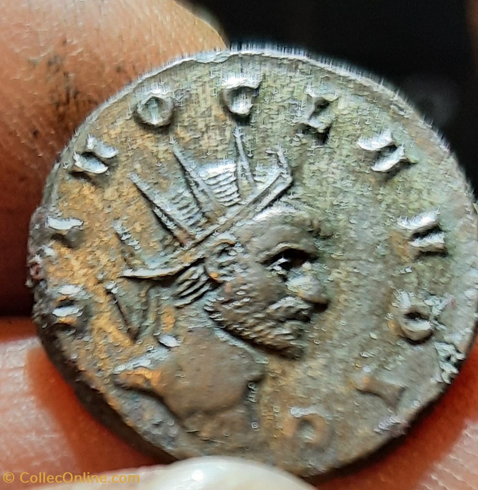 Claude 2 A/Tete radiee a d R/Autel D19.6 P3.12g C50 RIC261 RCV11462 monnaies antiquite av jc ap romaines republicaines imperiales claude 2 a tete radiee a d r autel d19 6 p3 12g c50 ric261 rcv11462