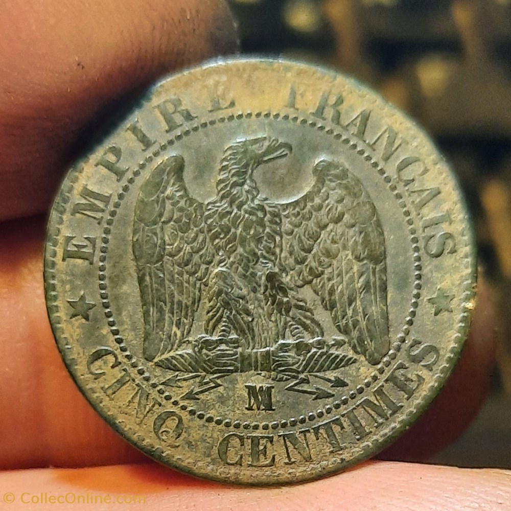 Napoleon 3 A/Tete nue a g R/Aigle D25.2 P 5.09g F116/14 monnaies france modernes napoleon 3 a tete nue a g r aigle d25 2 p 5 09g f116 14