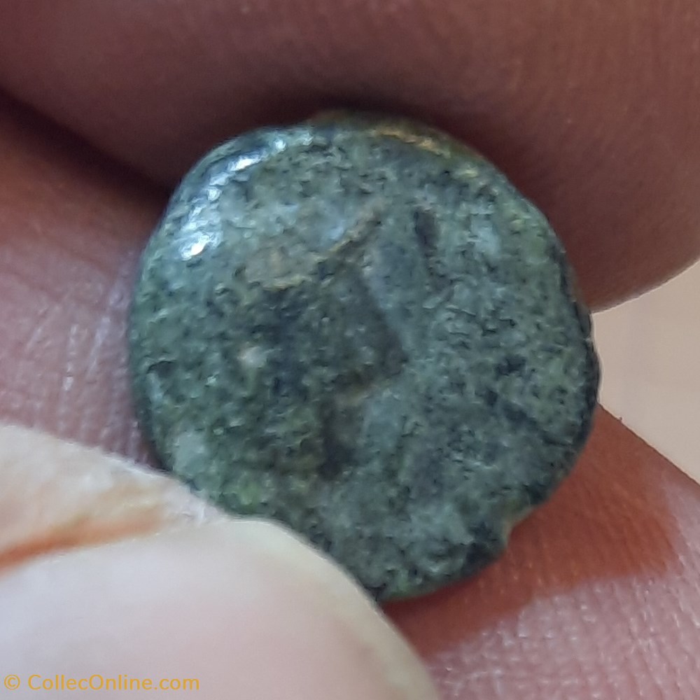 Marseille PB au caduce A/Tete Minerve casquee a d R/Caducee-49-25 D13.4 P2.18g Feugere PBM75-11 monnaies antiquite av jc ap gauloises marseille pb au caduce a tete minerve casquee a d r caducee 49 25 d13 4 p2 18g feugere pbm75 11