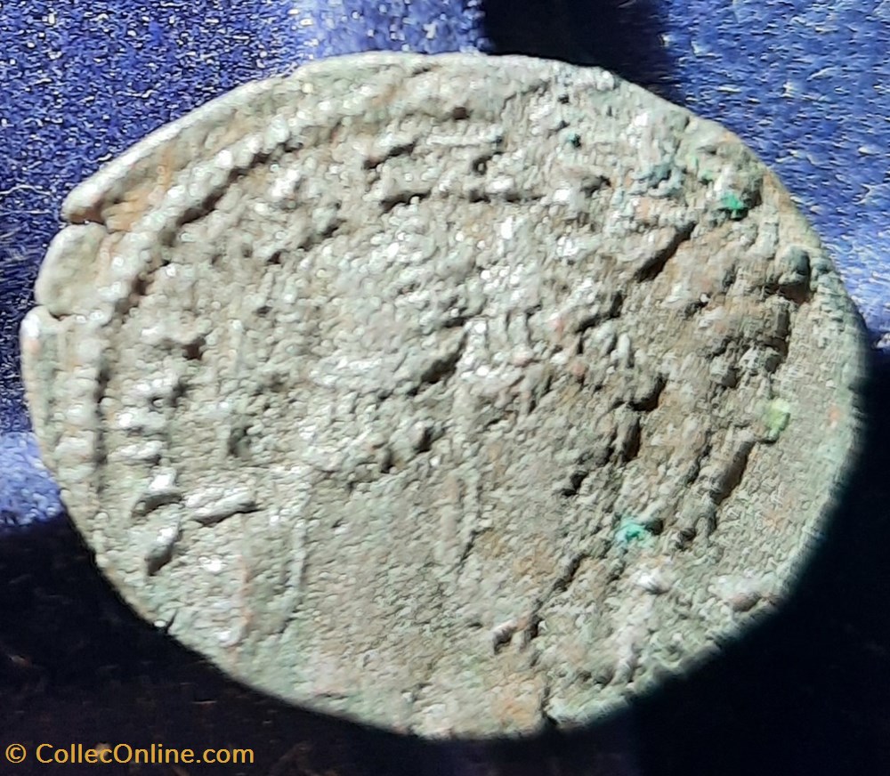 monnaies antiques tetricus erreur de frappe deux visages differents besoin aide