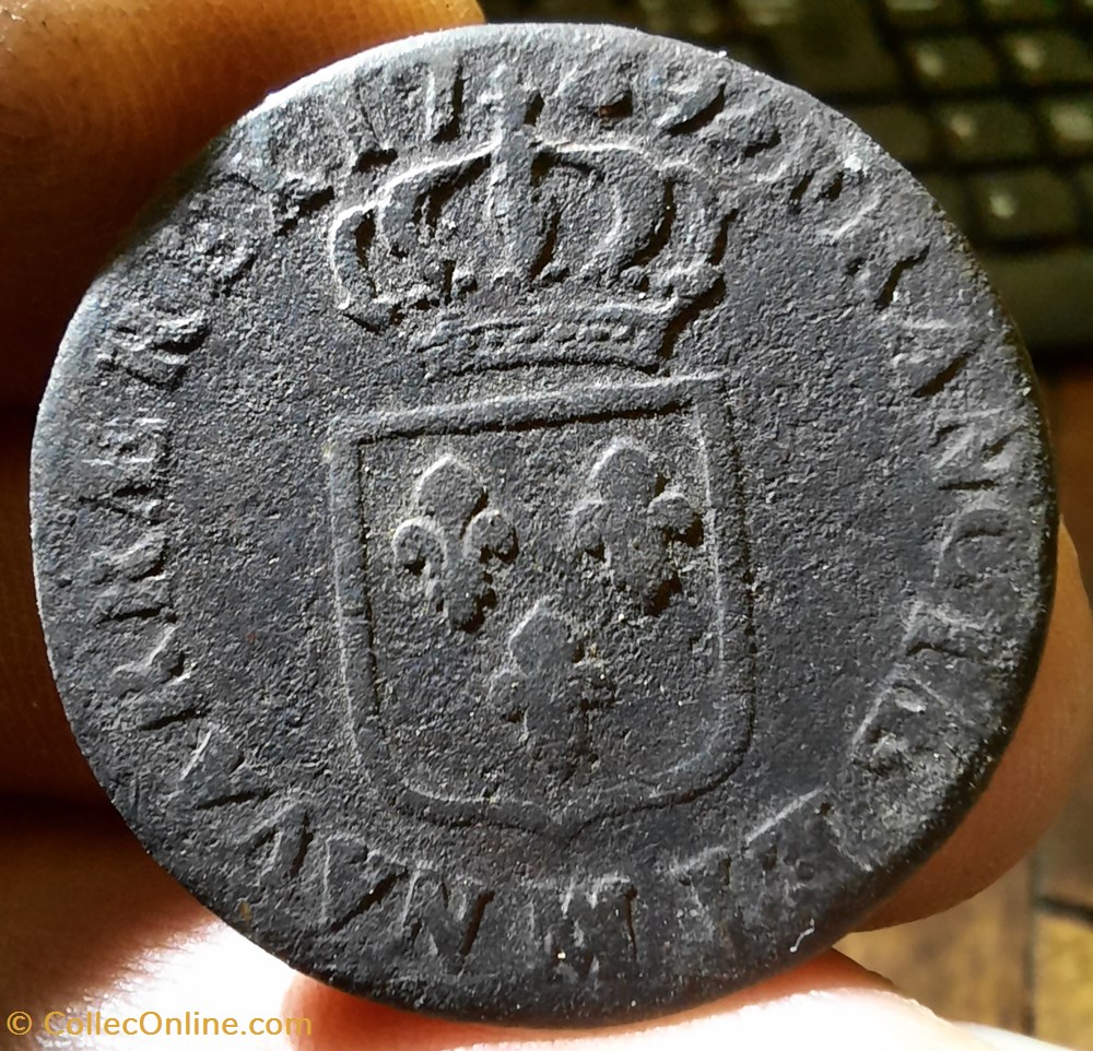 Louis 16 A /Tete nue a g R/ Ecu de France D28.6 P9.11g C2194/2195 DY1714 G350 monnaies royales louis 16 a tete nue a g r ecu de france d28 6 p9 11g c2194 2195 dy1714 g350