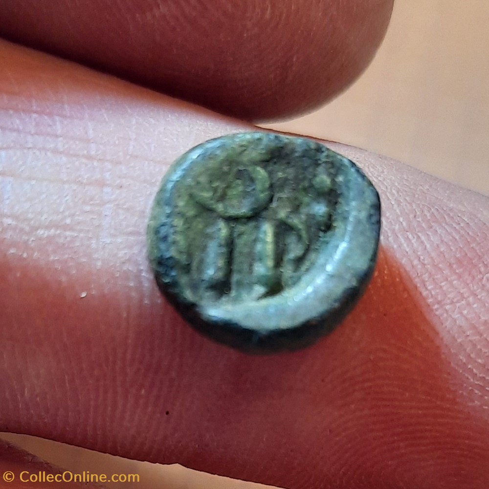 monnaies antiquite av jc ap gauloises marseille pb au caducee a tete minerve casquee a d r caducee 49 25 d12 1 p2 52g feugere pbm73 76
