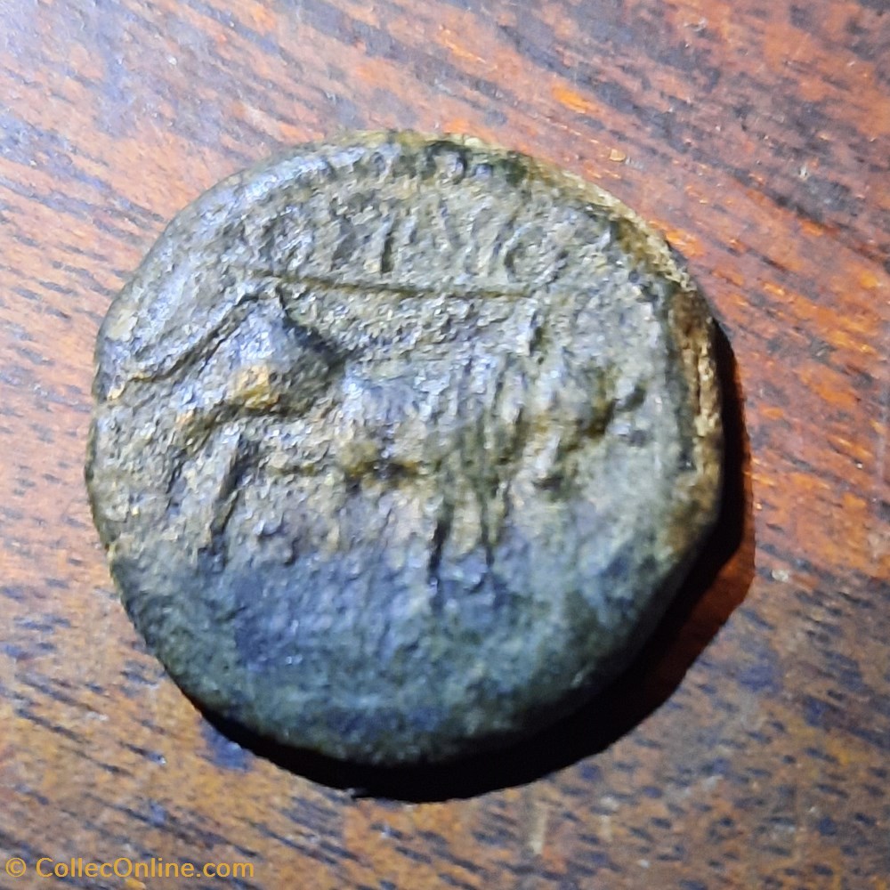 monnaie antique av jc ap gauloise ibere obulco a aigle a d r taureau a d d 21 4 p 6 66g burgos1448 fab 1489 acip 2241