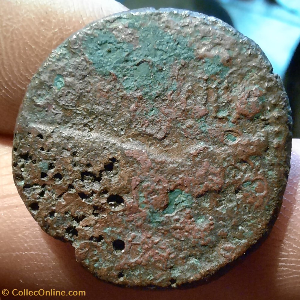 Nimes As 4°type A/Tetes adossees Auguste et Agrippa R/Crocodile D25.7 P12.44g monnaies antiquite av jc ap romaines provinciales nimes as 4 type a tetes adossees auguste et agrippa r crocodile d25 7 p12 44g