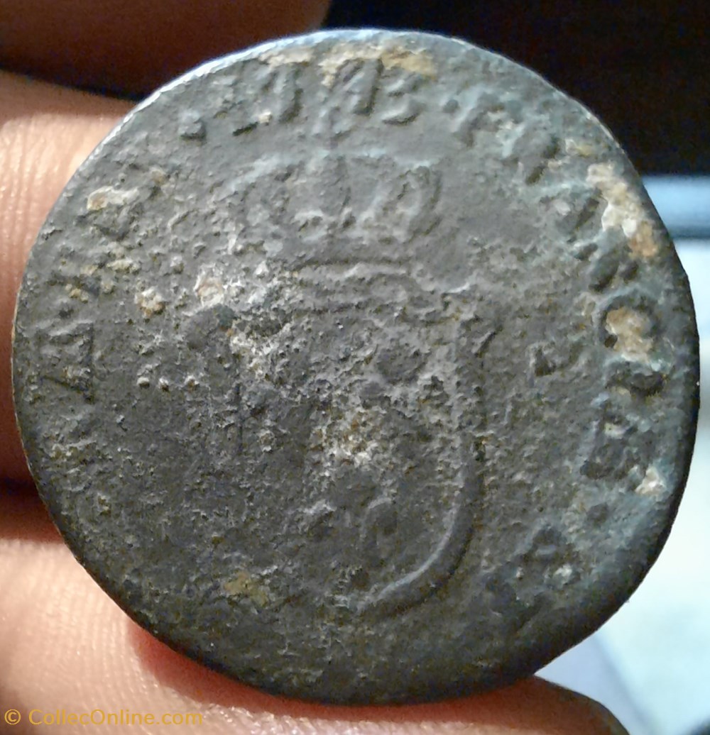 Royale Louis XV Sol dit a l'ecu dit vieille tete monnaies europe medievale france royales royale louis xv sol dit a ecu dit vieille tete