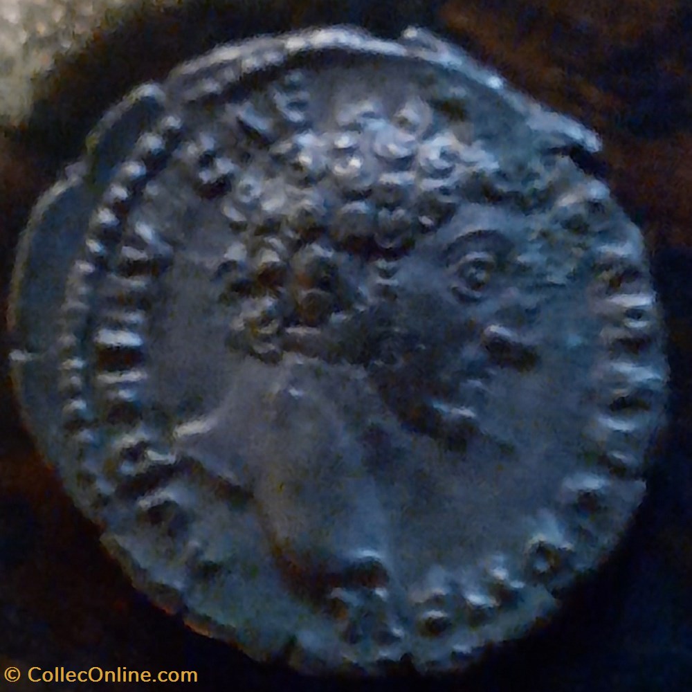 Marc Aurele A/Tete nue a d R/Le Genie de l armee debout a g +152-153 D17.8 P 3.08g C661 RIC 458 monnaie antique av jc ap romaine republicaine imperiale marc aurele a tete nue a d r le genie de l armee debout a g 152 153 d17 8 p 3 08g c661 ric 458