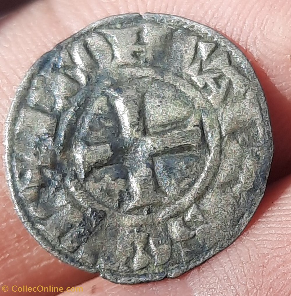 Charles 1¨° deValois comte de Chartres 2 monnaies europe medievale france feodales charles 1 devalois comte de chartres