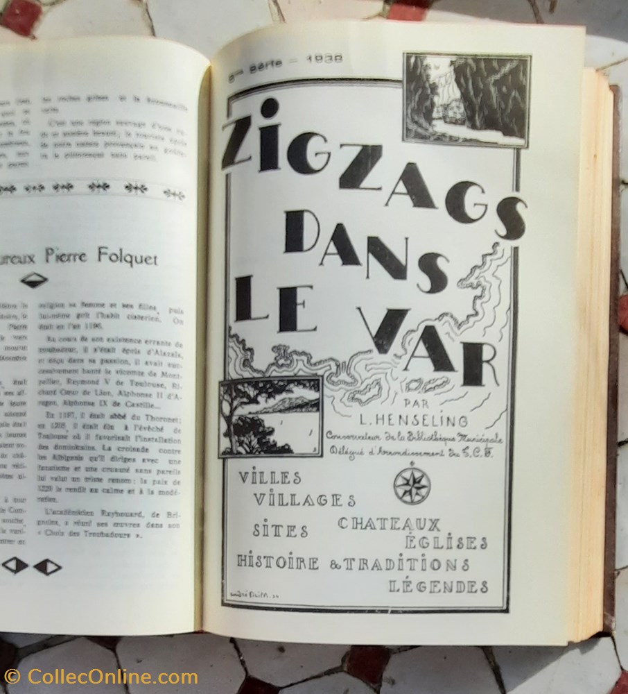 livres bd revues zigzags dans le var editions laffite reimpression 1978 l henseling