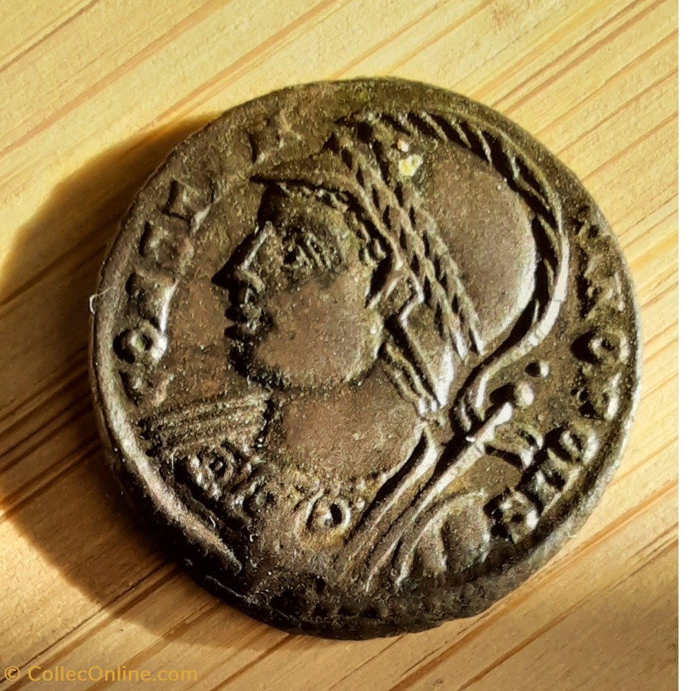 Constantinople A/Tete casquee a d R/ Victoire a g D 18 P2.68g RIC369 (R3) C3 Ferrando 2 /933 monnaie antique av jc ap romaine republicaine imperiale constantinople a tete casquee a d r victoire a g d 18 p2 68g ric369 r3 c3 ferrando 2 933