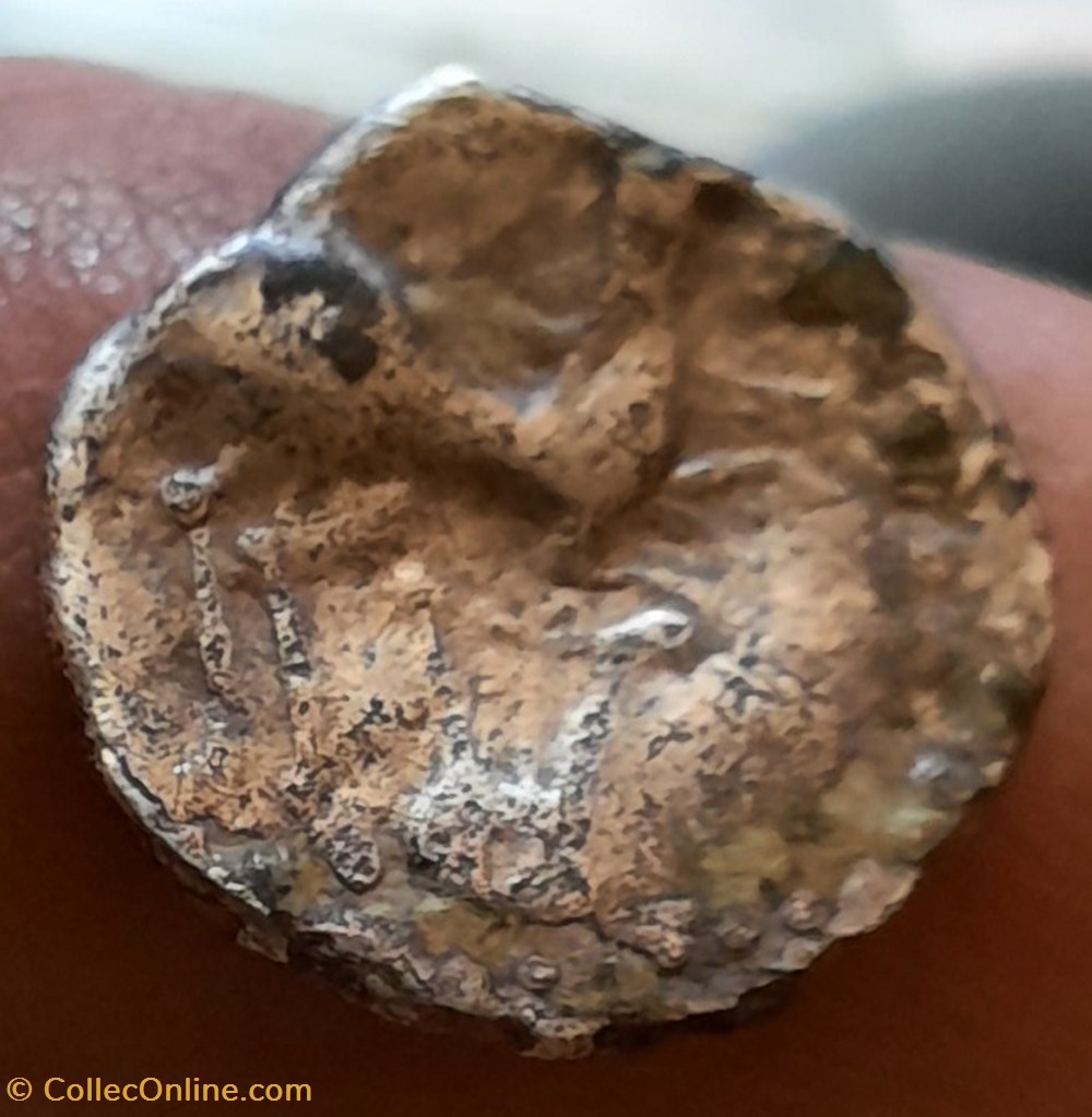 Eduens 2 monnaies antiques a celtes eduens