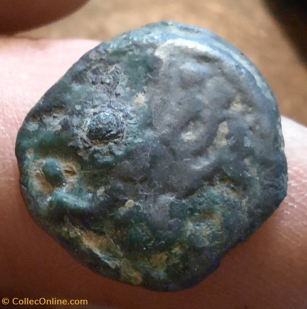 Potin Senons (sens) monnaies antiques a celtes potin senons sens