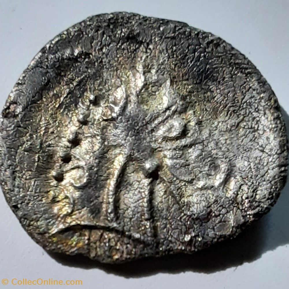 Cavares A /Tete lauree a d R / Buste Cheval a d D16.5 P2.30g DT 3045 /3046 BN 2537 monnaie antique jc ap gauloise cavares a tete lauree a d r buste cheval a d d16 5 p2 30g dt 3045 3046 bn 2537