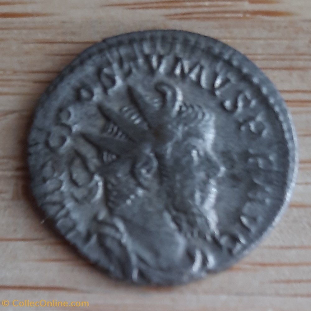 monnaie antiquite av jc ap romaine republicaine imperiale postume a buste radie a d r providence debout a g 263 265 d21 1 p 3 29g rcv10979 c295 ric80