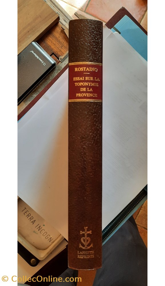 livres bd revues essai sur la toponymie de la provence rostaing edition laffite 1973