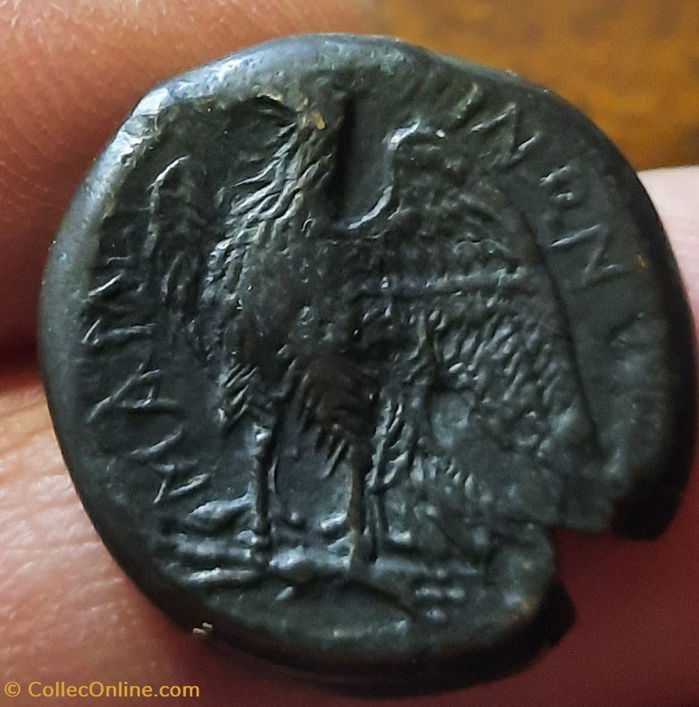 Grece Egypte ?? besoin aide....... 2 monnaies antiques grece egypte besoin aide